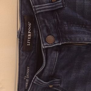 Washed blue Liverpool jeans. Petite 8